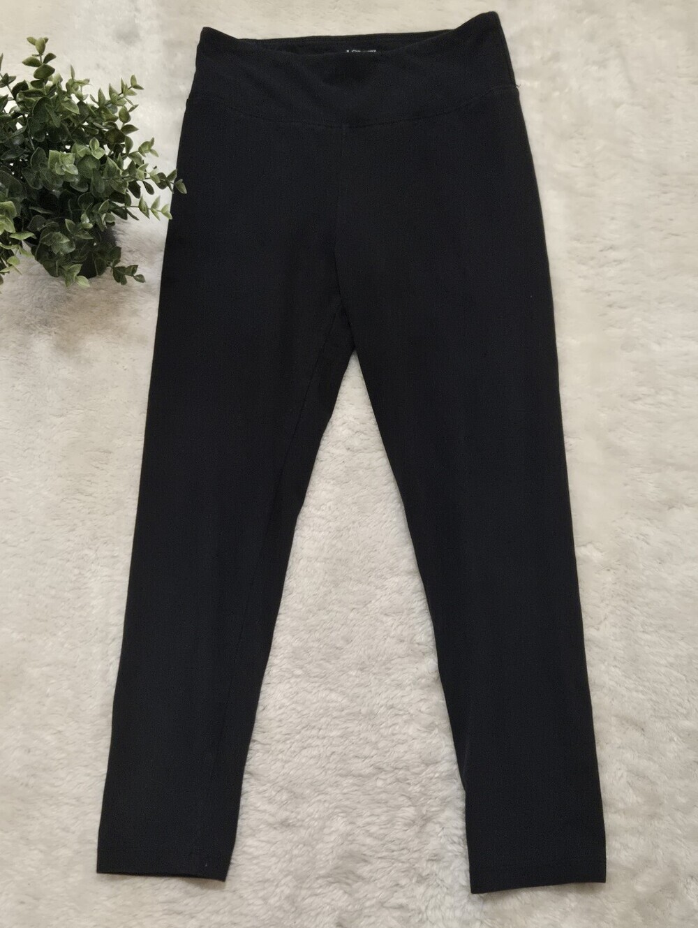 J. Crew Factory Black Cropped Everyday Stretch Minimalist Leggings, AJ702, S